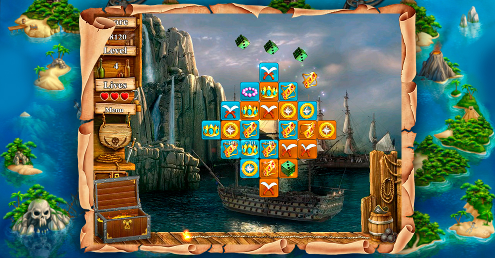 Screenshot № 1. Download Treasure Island 2 and more games from Realore website