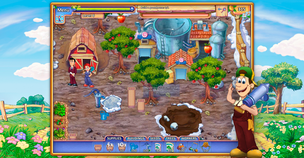 Screenshot № 3. Download FarmCraft 2 and more games from Realore website