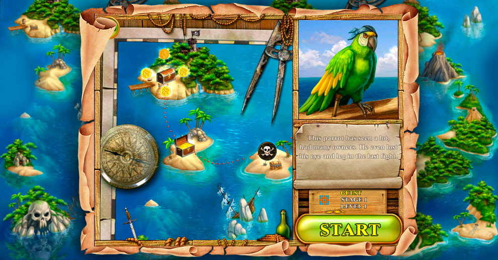 Screenshot № 2. Download Treasure Island 2 and more games from Realore website