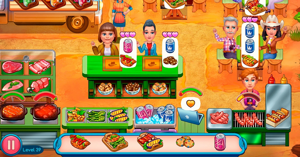 Screenshot № 4. Download Claire's Cruisin' Café. Collector's Edition and more games from Realore website
