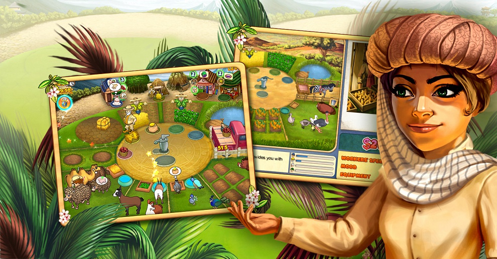 Screenshot № 8. Download Farm Mania 3: Hot Vacation and more games from Realore website