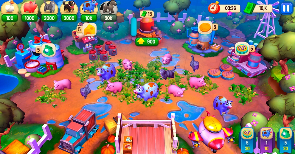 Screenshot № 3. Download Farm Frenzy Refreshed. Collector's Edition and more games from Realore website