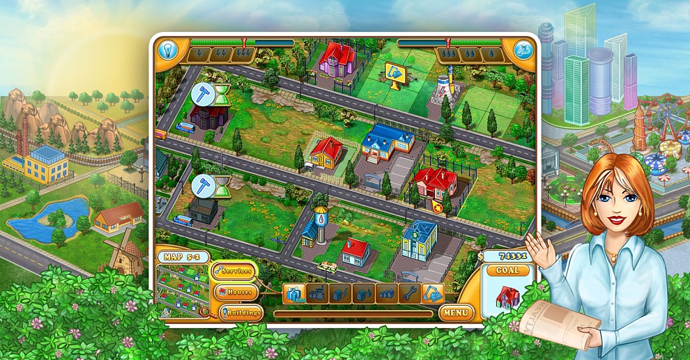 Screenshot № 1. Download Jane's Realty and more games from Realore website