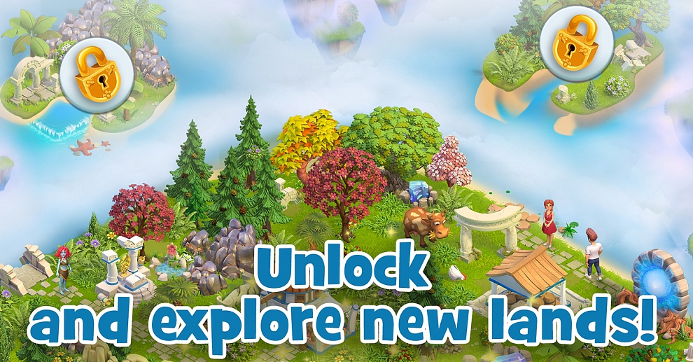 Screenshot № 8. Download Land of Legends: Divine Town and more games from Realore website