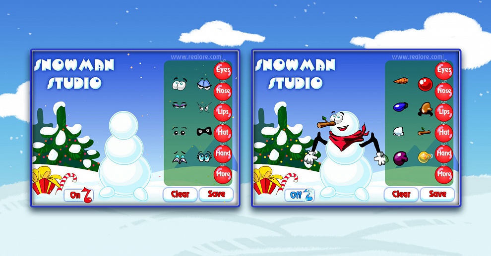 Screenshot № 1. Download Snowman Studio and more games from Realore website