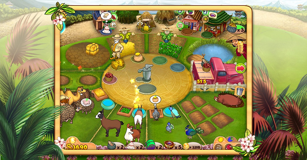 Screenshot № 2. Download Farm Mania 3: Hot Vacation and more games from Realore website