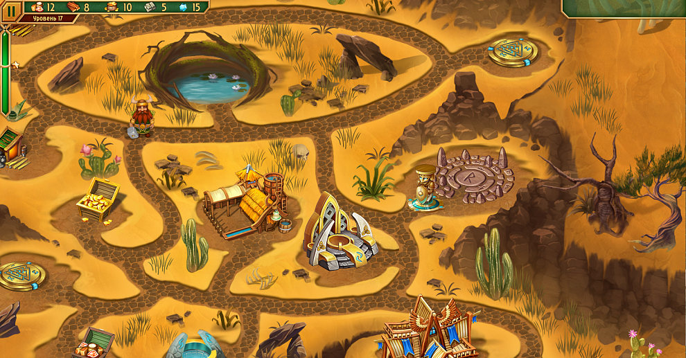 Screenshot № 4. Download Viking Brothers 3. Collector's Edition and more games from Realore website