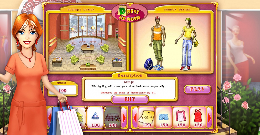 Screenshot № 5. Download Dress Up Rush and more games from Realore website