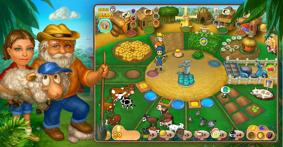 Screenshot № 7. Download Farm Mania 2 and more games from Realore website