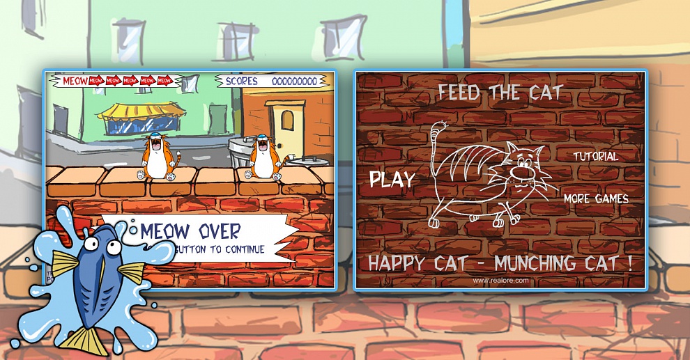 Screenshot № 2. Download Feed The Cat and more games from Realore website