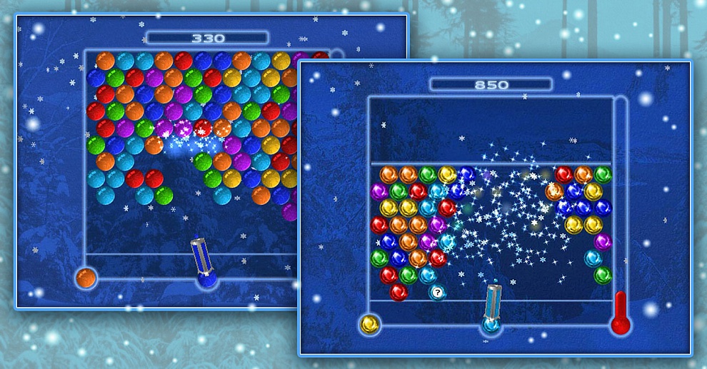 Screenshot № 1. Download Bubble Ice Age and more games from Realore website