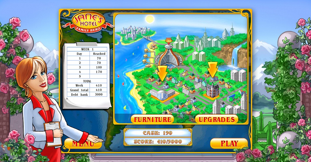 Screenshot № 7. Download Jane's Hotel 2: Family Hero and more games from Realore website