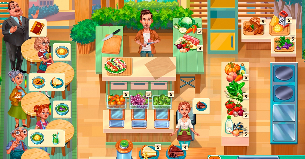 Screenshot № 2. Download Baking Bustle. Collector's Edition and more games from Realore website