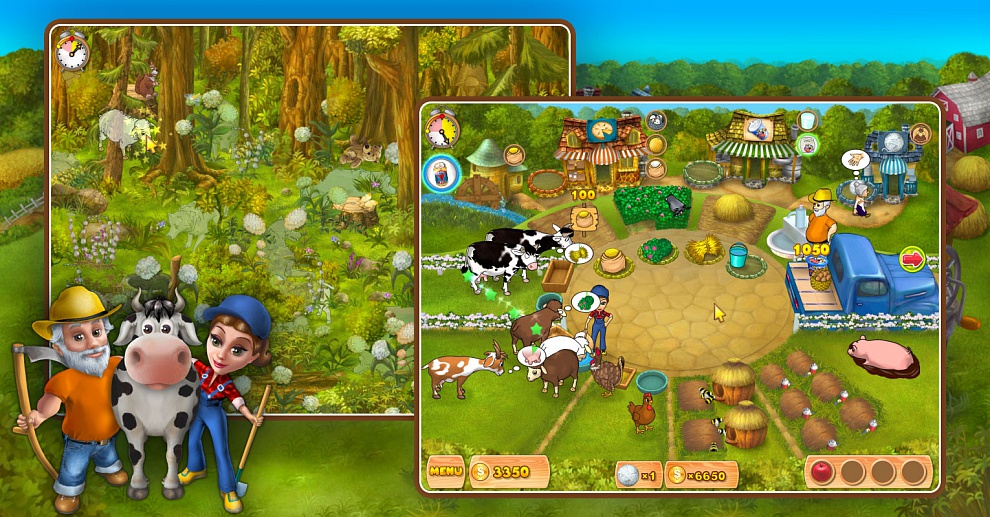 Screenshot № 4. Download Farm Mania and more games from Realore website