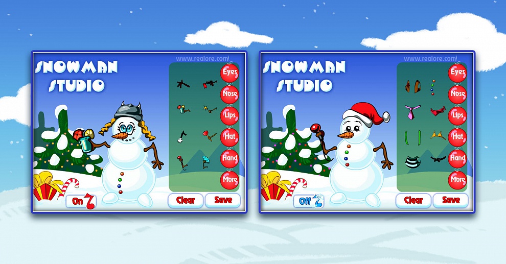 Screenshot № 2. Download Snowman Studio and more games from Realore website