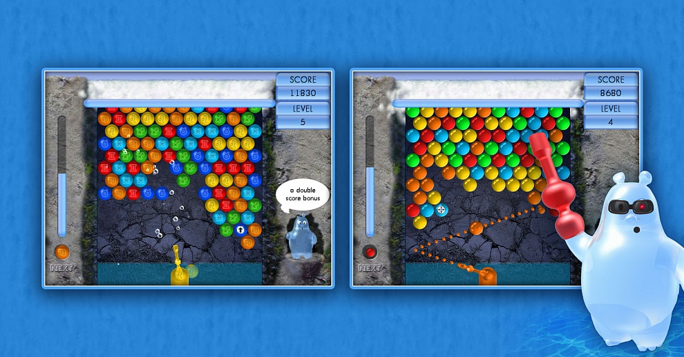 Screenshot № 1. Download Aqua Bubble and more games from Realore website