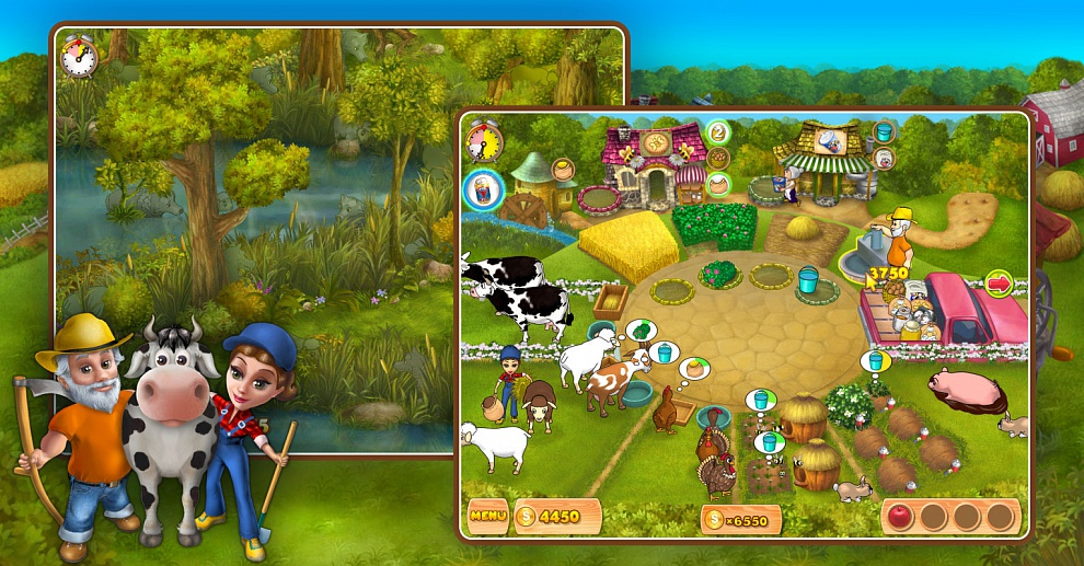Screenshot № 5. Download Farm Mania and more games from Realore website