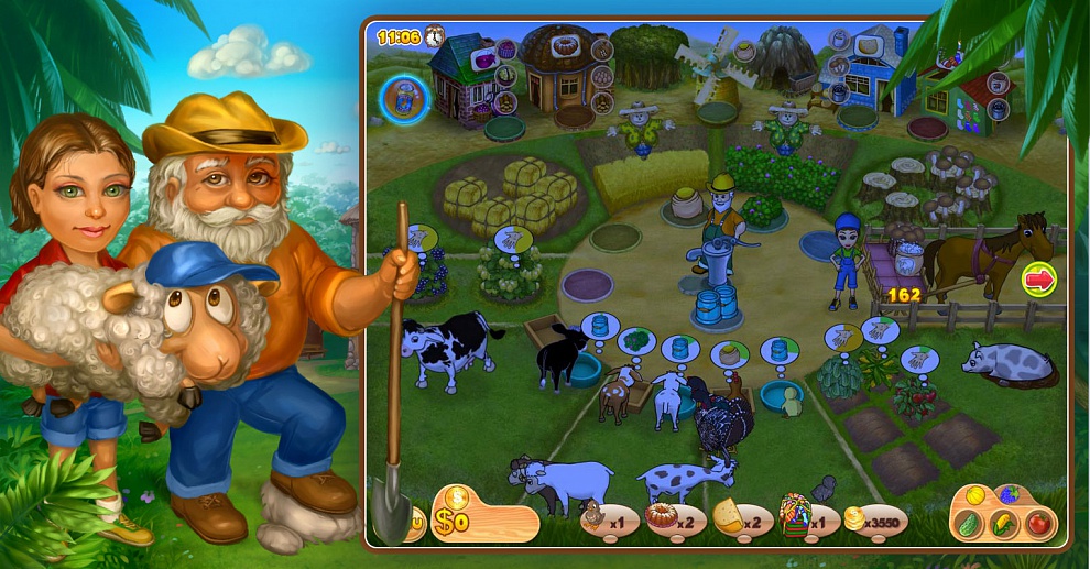 Screenshot № 5. Download Farm Mania 2 and more games from Realore website