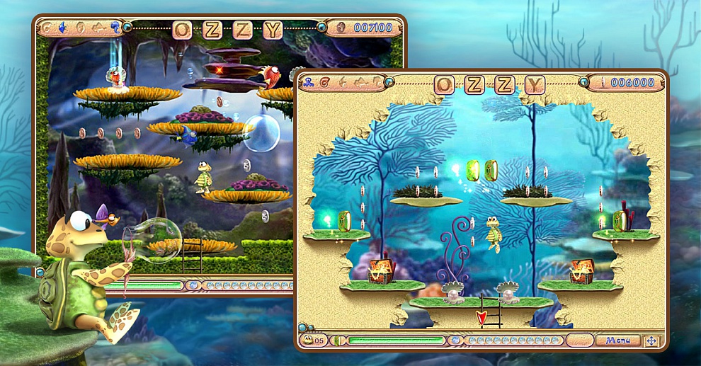 Screenshot № 2. Download Ozzy Bubbles and more games from Realore website