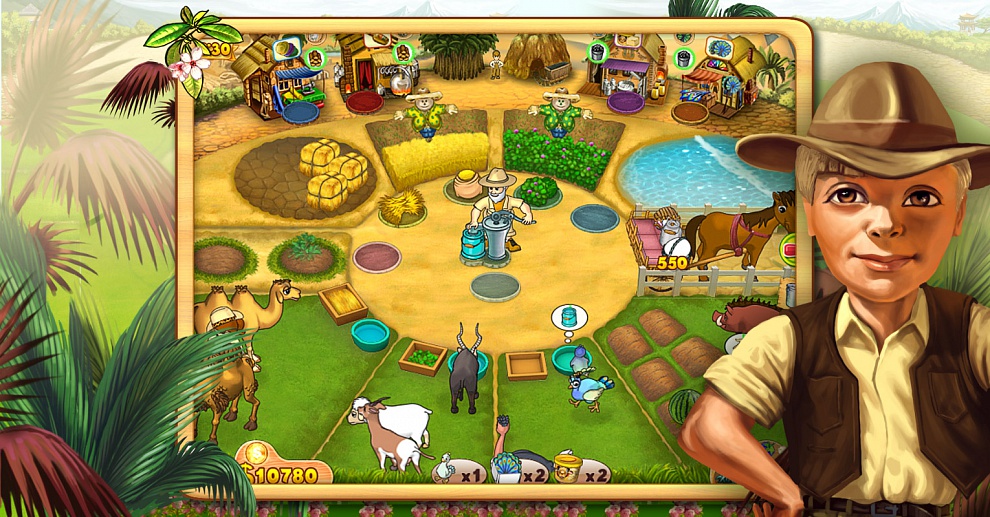 Screenshot № 7. Download Farm Mania 3: Hot Vacation and more games from Realore website