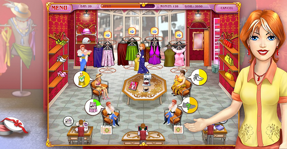Screenshot № 4. Download Dress Up Rush and more games from Realore website