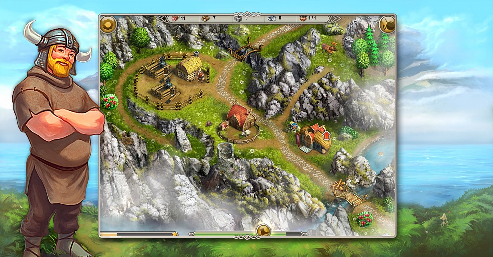 Screenshot № 2. Download Viking Saga 1: The Cursed Ring and more games from Realore website