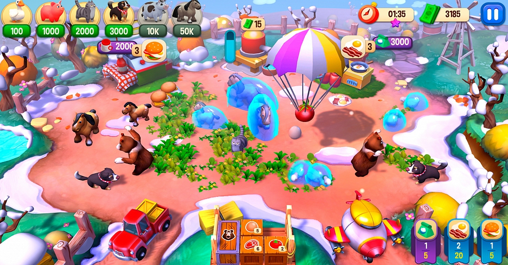 Screenshot № 5. Download Farm Frenzy Refreshed. Collector's Edition and more games from Realore website