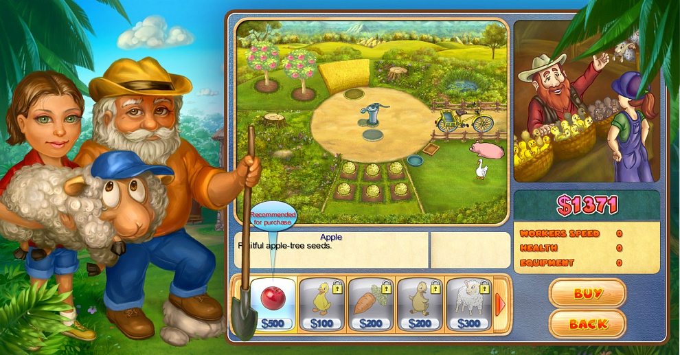 Screenshot № 4. Download Farm Mania 2 and more games from Realore website